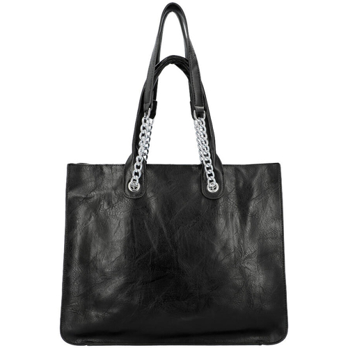 Taška Ženy Kabelky  Urban Style Firenze Černá velká dámská kabelka do ruky i přes rameno Černá