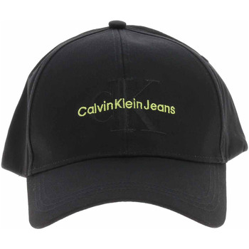 Textilní doplňky Čepice Calvin Klein Jeans dámská kšiltovka K60K6102800GX Black-Sharp Green Černá