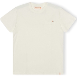 Textil Muži Trička & Pola Revolution T-Shirt Regular 1341 BOR - Off-White Bílá