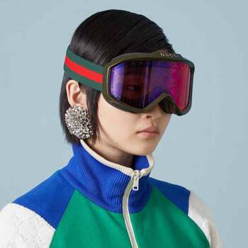 Gucci Occhiali da Sole  Maschera da Sci e Snowboard GG1210S 003 Zelená