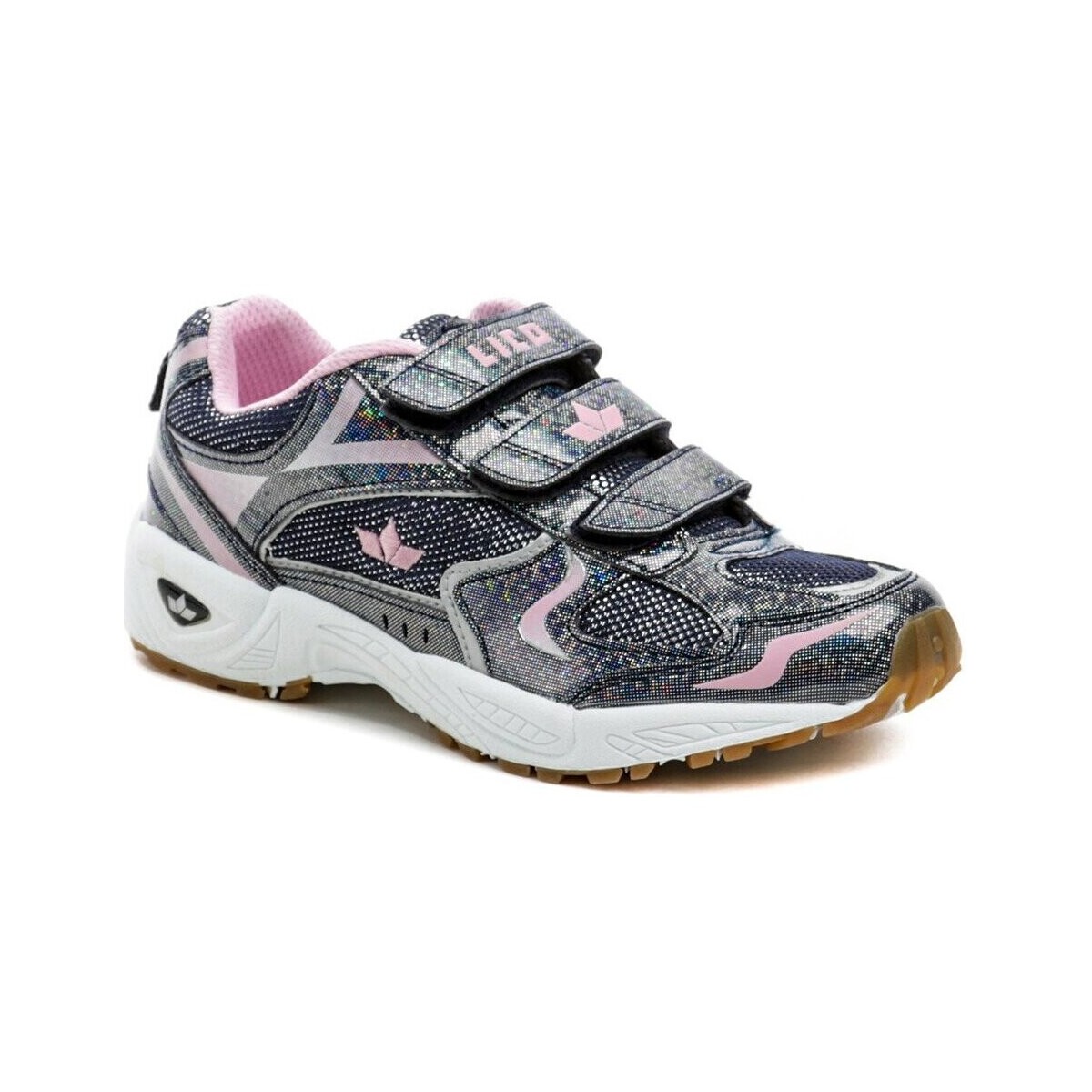 Boty Dívčí Multifunkční sportovní obuv Lico BOB V 360885a stříbrně růžové sportovní boty Růžová