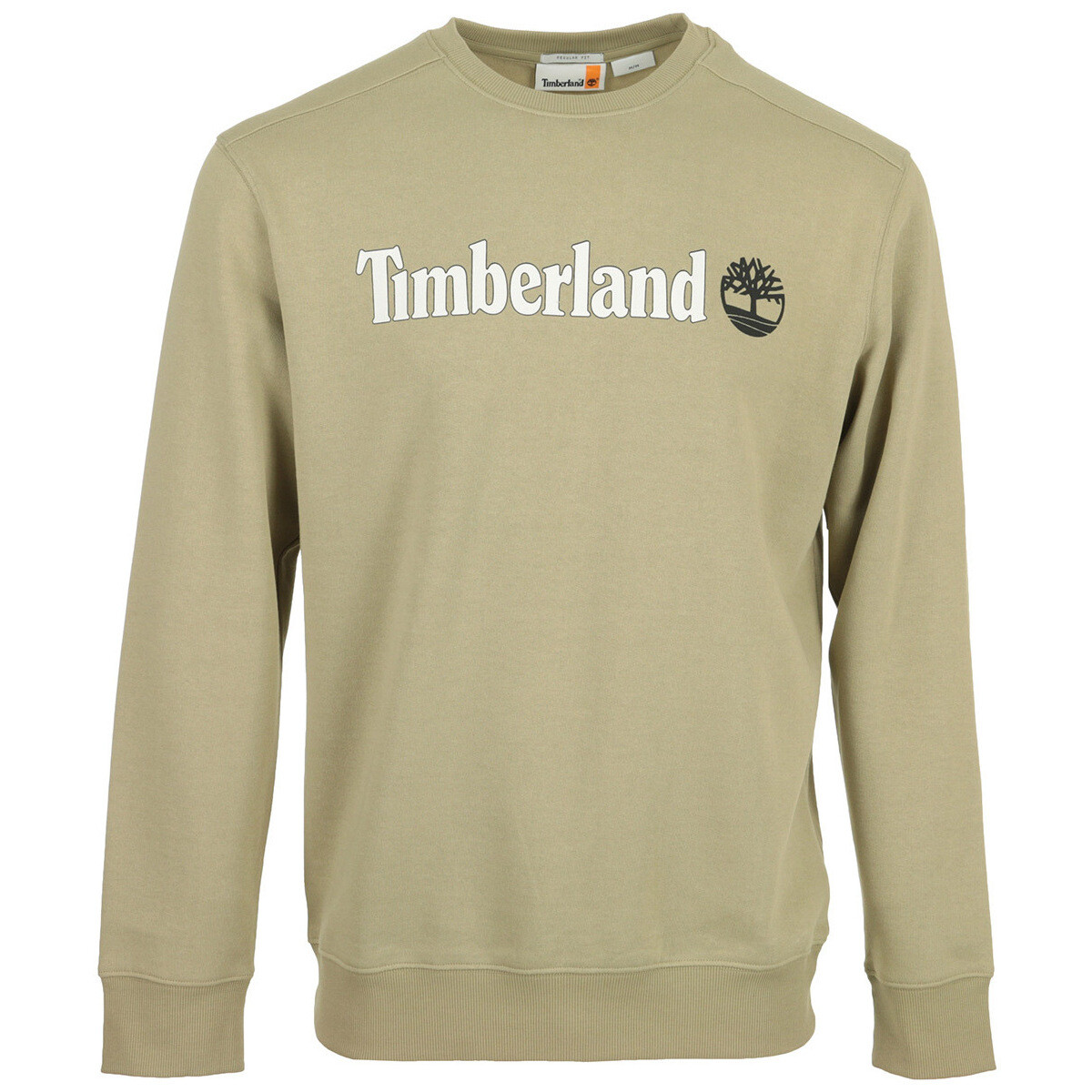 Textil Muži Svetry Timberland Linear Logo Crew Neck Béžová