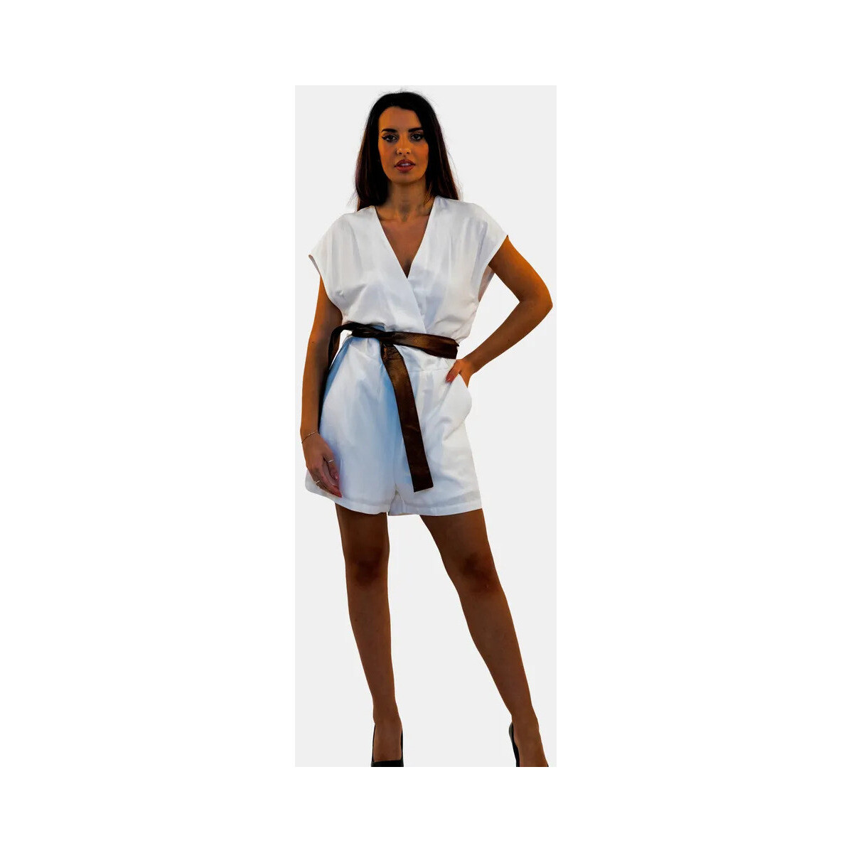 Textil Ženy Obleky Fracomina FS24SO1001W69301 Bílá