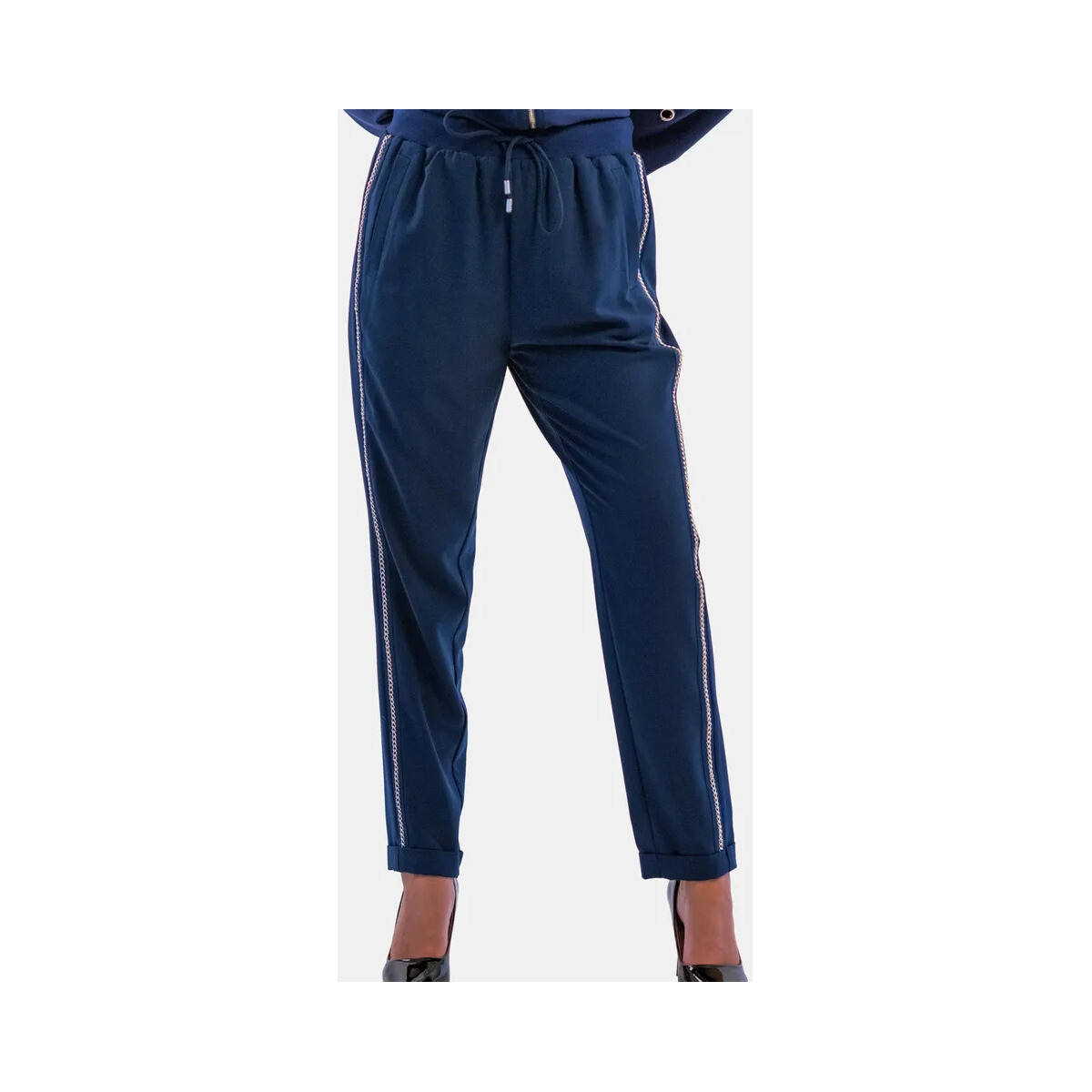 Textil Ženy Kalhoty Liu Jo TA4088-TS423 Tmavě modrá