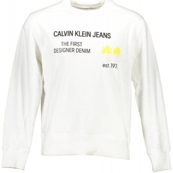 Textil Muži Mikiny Calvin Klein Jeans J30J318173 Bílá