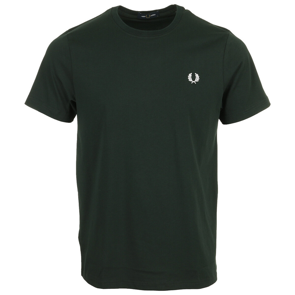 Textil Muži Trička s krátkým rukávem Fred Perry Crew Neck T-Shirt Zelená