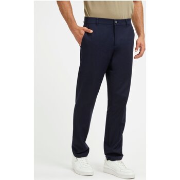 Textil Muži Kalhoty Guess M4RB29 WFYSA Modrá