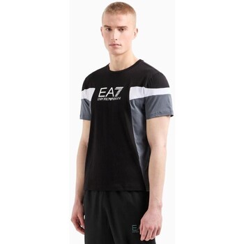 Textil Muži Trička s krátkým rukávem Emporio Armani EA7 3DPT10 PJ02Z Černá