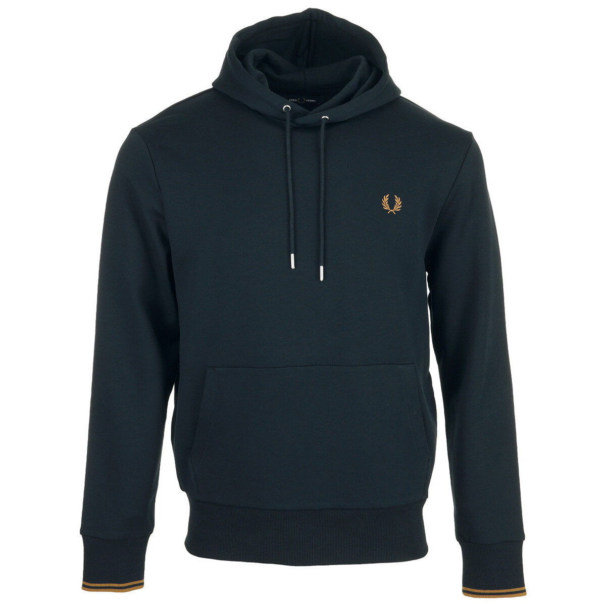 Textil Muži Mikiny Fred Perry Tipped Hooded Sweatshirt Modrá