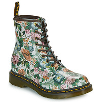 Boty Ženy Kotníkové boty Dr. Martens 1460 W Multi Floral Garden Print Backhand Bílá