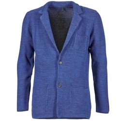 Textil Muži Saka / Blejzry Benetton BLIZINE Tmavě modrá