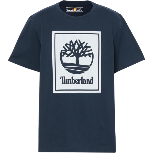 Textil Muži Trička s krátkým rukávem Timberland 227465 Modrá