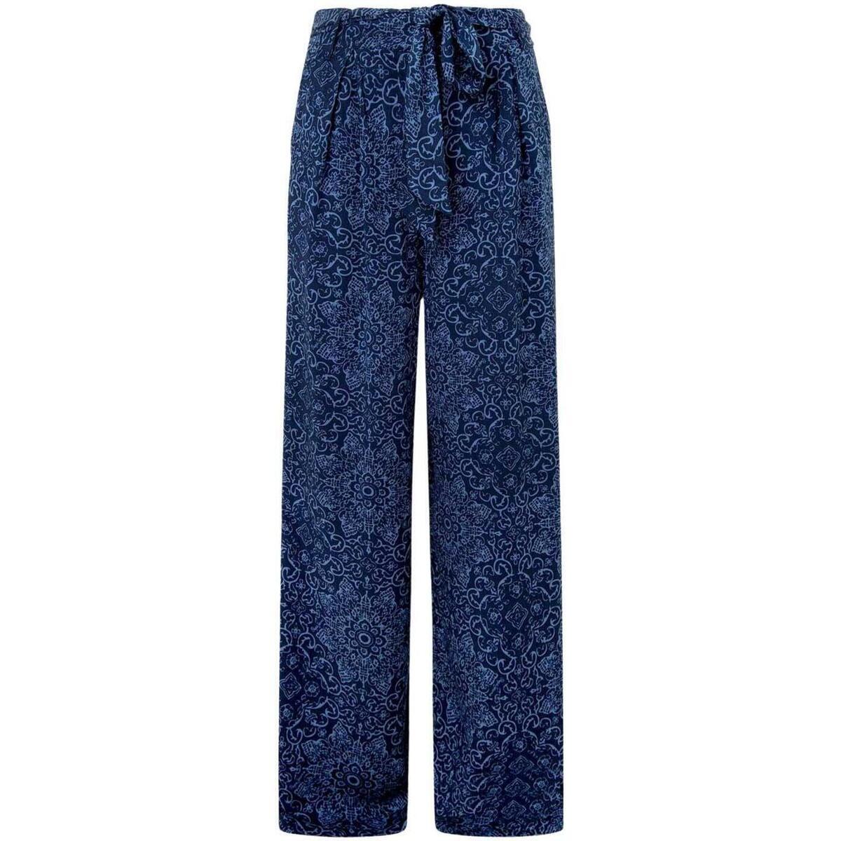 Textil Ženy Kalhoty Pepe jeans  Modrá