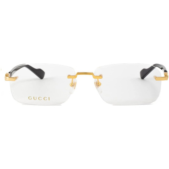 Hodinky & Bižuterie sluneční brýle Gucci Occhiali da Vista  GG1221O 001 Zlatá