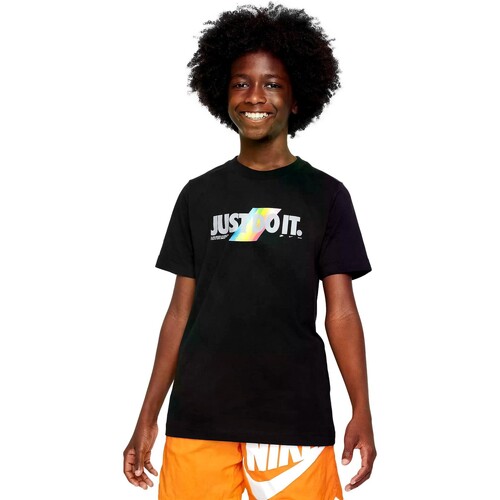 Textil Chlapecké Trička s krátkým rukávem Nike CAMISETA  NIO/A  KIDS FN9556 Černá