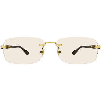 Hodinky & Bižuterie Muži sluneční brýle Gucci Occhiali da Sole  GG1221S 005 Zlatá