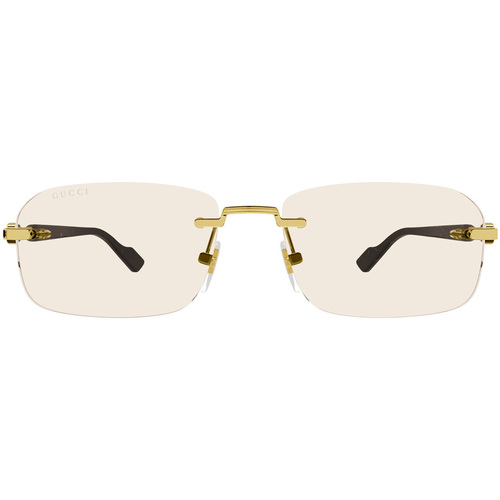 Hodinky & Bižuterie Muži sluneční brýle Gucci Occhiali da Sole  GG1221S 005 Zlatá