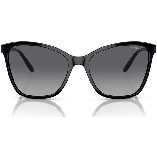 Hodinky & Bižuterie Ženy sluneční brýle Vogue Occhiali da Sole  VO5520S W44/T3 Polarizzati Černá