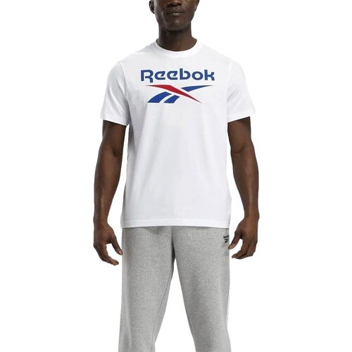 Textil Muži Trička s krátkým rukávem Reebok Sport CAMISETA HOMBRE  100071175-WHITE Bílá