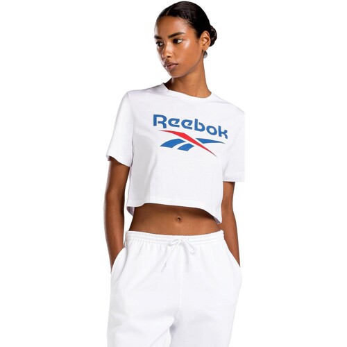 Textil Ženy Trička s krátkým rukávem Reebok Sport CAMISETA CORTA MUJER  100037593 Bílá