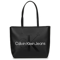 Taška Ženy Velké kabelky / Nákupní tašky Calvin Klein Jeans CKJ SCULPTED NEW SHOPPER 29 Černá