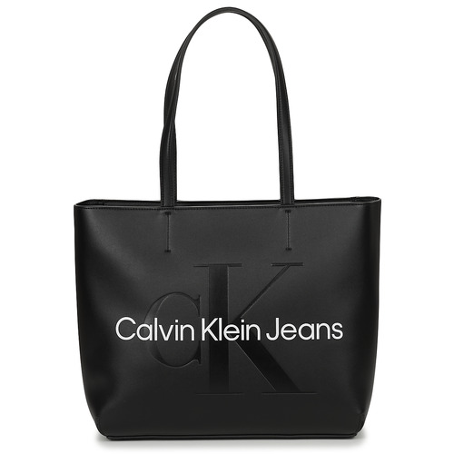 Taška Ženy Velké kabelky / Nákupní tašky Calvin Klein Jeans CKJ SCULPTED NEW SHOPPER 29 Černá