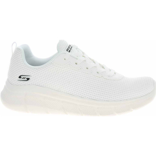 Boty Ženy Šněrovací polobotky  & Šněrovací společenská obuv Skechers BOBS Sport B Flex - Visionary Essence white Bílá