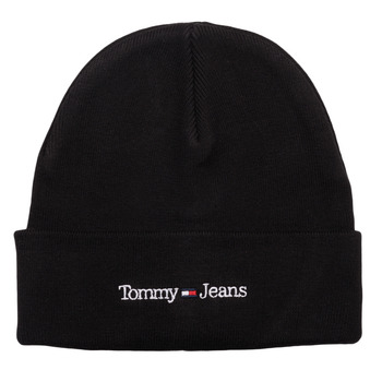 Textilní doplňky Čepice Tommy Jeans SPORT BEANIE Černá