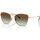 Hodinky & Bižuterie Ženy sluneční brýle Vogue Occhiali da Sole  VO4279S 5152E8 Zlatá