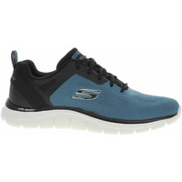 Boty Muži Mokasíny Skechers Track - Broader blue-black Modrá