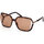 Hodinky & Bižuterie sluneční brýle Tom Ford Occhiali da Sole  Solange-02 FT1089/S 52E Hnědá