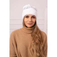 Textilní doplňky Ženy Čepice Kesi Dámská čepice Kira bílo-šedá Bílá
