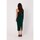 Textil Ženy Krátké šaty Makover Dámské asymetrické šaty Evei K179 tmavě zelená Fialová