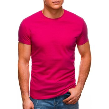 Textil Muži Trička s krátkým rukávem Deoti Pánské tričko s krátkým rukávem Molos tmavě růžová Růžová