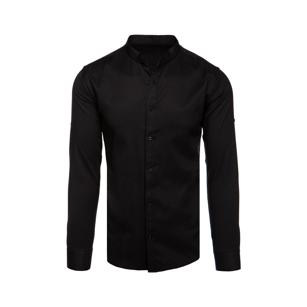 Textil Muži Košile s dlouhymi rukávy D Street Pánská košile s dlouhým rukávem Lluanet černá Černá