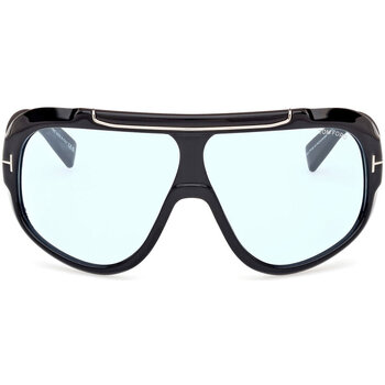 Hodinky & Bižuterie sluneční brýle Tom Ford Occhiali da Sole  Rellen FT1093/S 01V Fotocromatici Černá