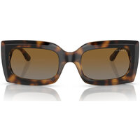 Hodinky & Bižuterie Ženy sluneční brýle Vogue Occhiali da Sole  VO5526S W656T5 Polarizzati Hnědá