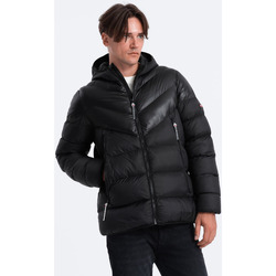 Textil Muži Prošívané bundy Ombre Pánská zimní bunda Weeriwirri černá Černá
