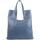 Taška Ženy Kabelky  Int. Company Velká denim modrá shopper dámská kabelka s crossbody uvnitř Modrá