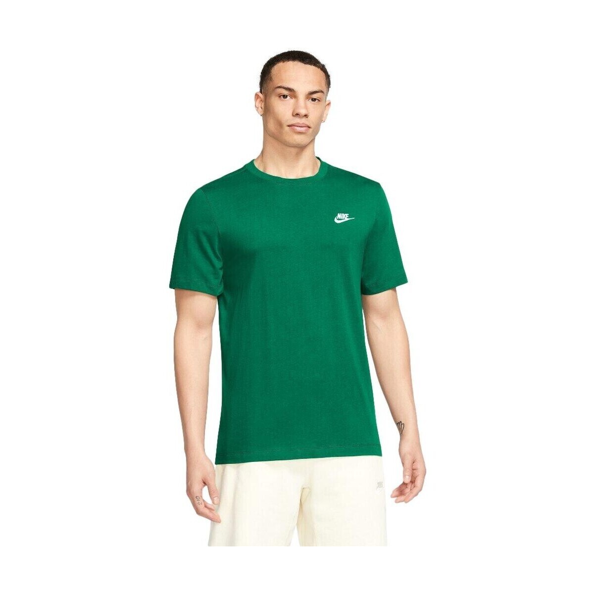 Textil Muži Trička s krátkým rukávem Nike CAMISETA  SPORTSWEAR AR4997 Zelená