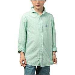 Textil Chlapecké Košile s dlouhymi rukávy Scotta  Zelená