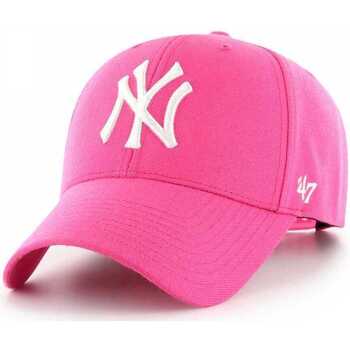 Textilní doplňky Kšiltovky '47 Brand Cap mlb new york yankees mvp snapback Růžová