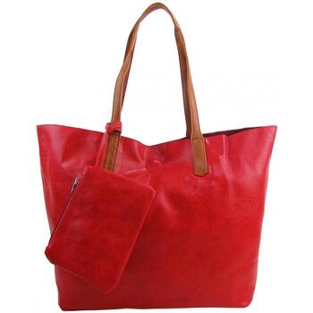 Taška Ženy Kabelky  Int. Company Velká červená shopper dámská taška s crossbody uvnitř Červená