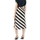 Textil Ženy Sukně Compania Fantastica COMPAÑIA FANTÁSTICA Skirt 11016 - Stripes Černá