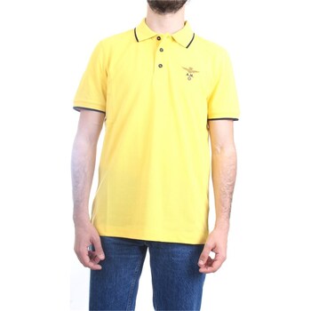 Textil Muži Polo s krátkými rukávy Aeronautica Militare 241PO1308P82 Žlutá