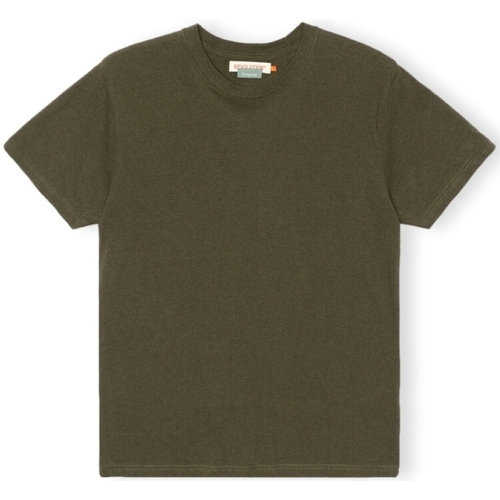 Textil Muži Trička & Pola Revolution T-Shirt Regular 1051 - Army/Melange Zelená