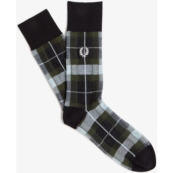 Spodní prádlo Muži Ponožky Fred Perry CALCETINES CUADROS HOMBRE   C6154 Černá