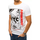 Textil Muži Trička s krátkým rukávem D Street Pánské tričko s potiskem Snan bílá Bílá