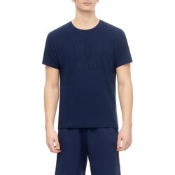 Textil Muži Trička s krátkým rukávem Emporio Armani 211818 4R485 Modrá