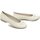 Boty Ženy Baleríny  Jana 8-22163-41 bílé dámské baleríny šíře H Bílá
